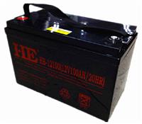 HE 12V100AH蓄电池HB12100A电瓶20HR铅酸免维护UPS消防太阳能电池