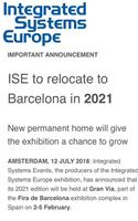 2021年ISE 欧洲巴塞罗那视听展会