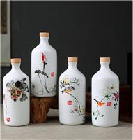 鹤壁白酒瓶批发厂家鹤壁白瓷酒瓶酒坛来样定做各种白酒瓶