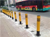 广州公交站阻车柱，停车杆，单车杆，人行道护栏的现货