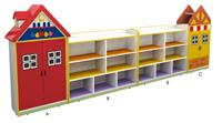幼儿园卡通柜子儿童区域玩具柜书架储物柜区角柜收纳组合柜教具柜