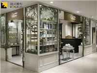 广州融润展柜定做商场烤漆金属铁质珠宝陈列柜柜台设计