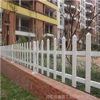 嘉兴塑钢护栏栅栏 草坪栏杆 白色 定制公园花坛围栏