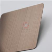 佛山拉丝不锈钢板价格 304拉丝发纹电镀茶色不锈钢板价格