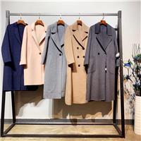 19北京品牌雙面羊毛大衣修身時尚保暖氣質