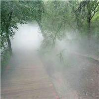 灌木丛树上雾景冷雾系统系统应用