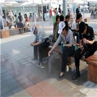 河南郑州户外公园走廊喷雾降温设备工程