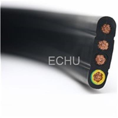 CE标准 随行控制扁电缆 H07VVH6-F 5.5平方 电梯电缆 起重机电缆