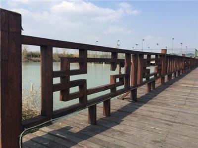 张家港市防腐木围栏护栏 护栏