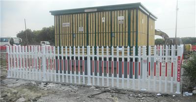 幼儿园围栏变电器围栏pvc材质护栏草坪花园护栏