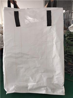 大号白色PP吨袋 1吨桥梁吊装塑料编织太空袋 物流运输集装袋