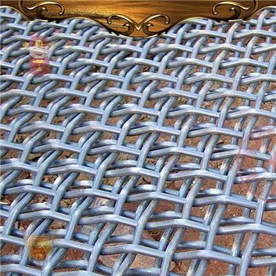 钢丝编织筛沙网耐磨65锰钢轧花筛网盘条编织粗钢网不锈钢网