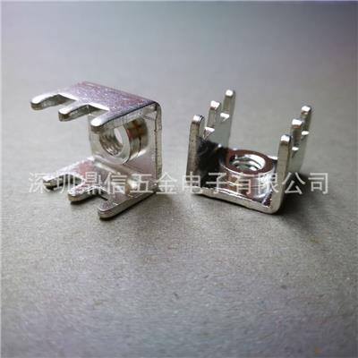 深圳厂家 PCB-5 大电流端子 六脚端子 M5 M6压铆螺母 焊接端子