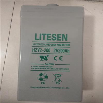 美国LITESEN利特森HZY2-200胶体免维护蓄电池特价供应