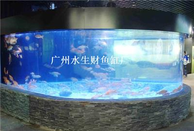 广州鱼缸设计、荔湾区亚克力鱼缸、亚克力鱼缸定制