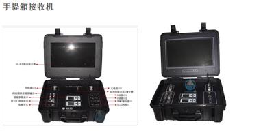 cofdm无线监控图传VFD-8000STX接收显示一体机手提箱