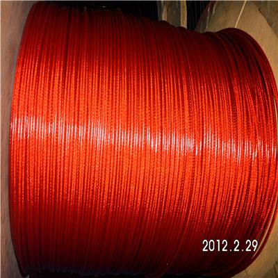 镀锌钢丝绳，包胶钢丝绳，彩色包胶钢丝绳，透明色钢丝绳