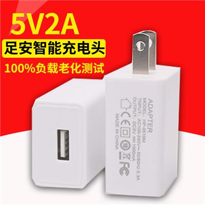 上海批发按摩器用5V2A美规FCC认证充电器