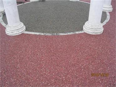酸着色彩色混凝土印花地坪|上海优质地坪供应商