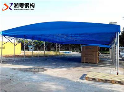 广东大型推拉篷伸缩遮阳蓬推拉棚活动棚遮阳棚厂