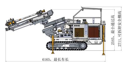 青岛KSQ31型潜孔式采矿钻车供应