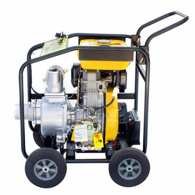 菏泽特价4寸便携式柴油水泵 移动泵