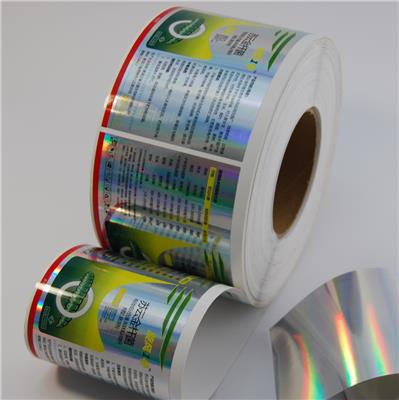 彩色卷装不干胶标签印刷，UV轮转不干胶标签印刷