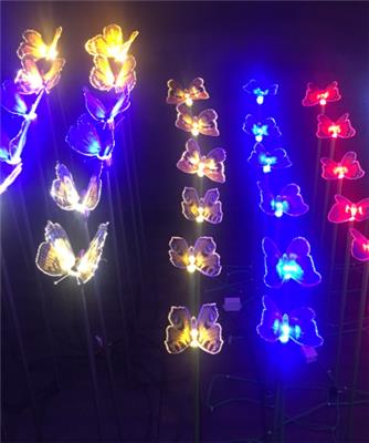 LED光纤蝴蝶地插灯