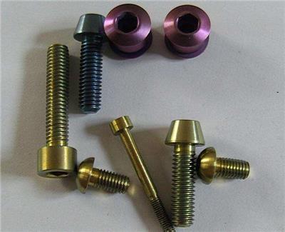TC4钛螺丝 钛螺栓 自行车钛合金螺丝 汽车轮毂钛螺丝 专业定制