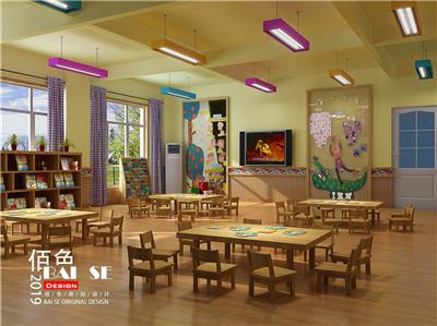 佰色幼儿园装修幼儿园设计淘气堡设计早教中心设计