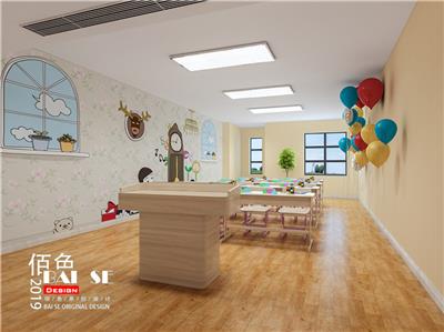 佰色幼儿园设计淘气堡设计幼儿园装修早教中心设计