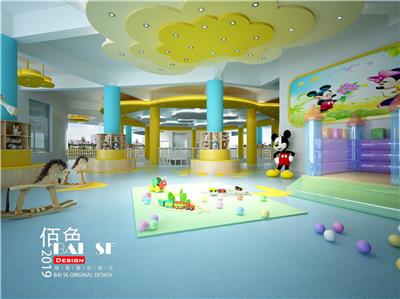 佰色幼儿园设计大型淘气堡设计幼儿园装修儿童主题乐园