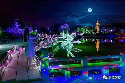 美轮美奂的视觉盛宴 大型灯光节设计出售厂家圣诞树租售