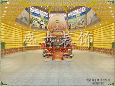 佛教天花古建装修彩绘寺庙修缮