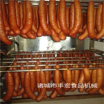 供应大型全自动腊肠烟熏炉 肉制品加工设备 熏烤食品机械 环保型