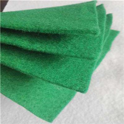 厂家直销土工布 绿色 复合土工织物 防水无纺布 绿色无纺布