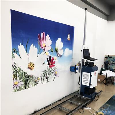 深圳弘彩数码直销3D墙面高精度背景墙壁画打印机室内户外自动大型喷绘彩绘
