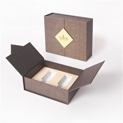 厂家定制个性创意礼品皮具通用双开精品包装礼盒