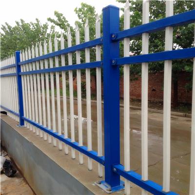 锌钢围墙护栏 学校小区厂房围墙防护栏 组装式铁艺护栏 指导安装