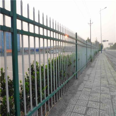 彩钢镀锌围墙网栏社区围墙护栏经济便宜锌钢栅栏厂家直销
