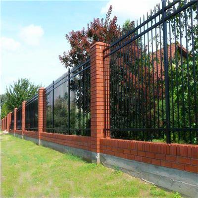 定制小区庭院防护栏 铁艺围墙栏杆 不锈钢栅栏厂家直销