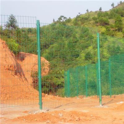 安平拓轩生产双边丝护栏网 公路框架铁丝网 围墙网片室外隔离网栅栏