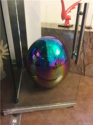 桂林酒店室内电镀圆球雕塑 球型雕塑装饰工艺品