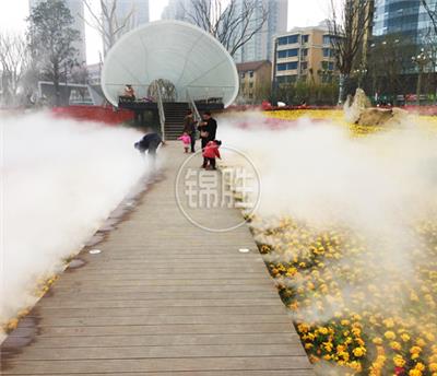 南京锦胜雾森 凤凰山公园 景观人造雾喷雾项目