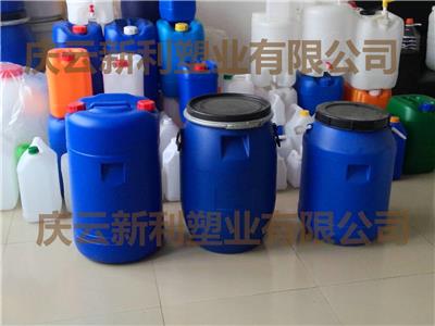 河北厂家批发供应兰色方50公斤塑料桶