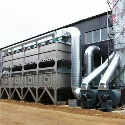 蓝森环保催化燃烧设备一万风量油漆废气印刷厂废气活性炭吸附脱附装置
