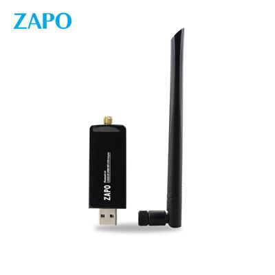 ZAPO品牌 W67L-5DB 600M双频AC无线网卡+蓝牙4.0接受器 USB无线WIFI蓝