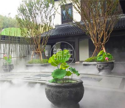 江苏南京生态园林景观喷雾冷雾景观-水雾打造优美环境