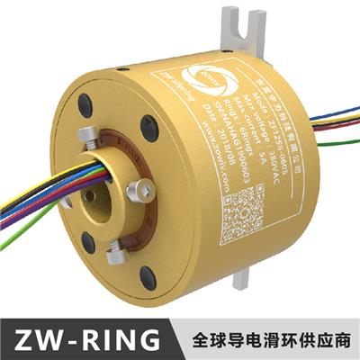 高端大品牌ZW-RING过孔10mm空心轴导电滑环制造商