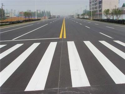 延吉市小区 工厂道路划线 停车位划线